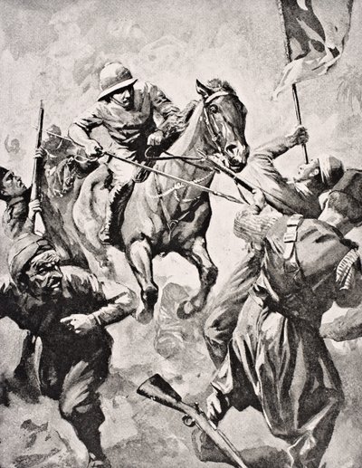 1916年にロンドンで出版された「The Illustrated Album deLuxe」のジョージゴッドフリーマッシーウィーラー少佐 作： English School