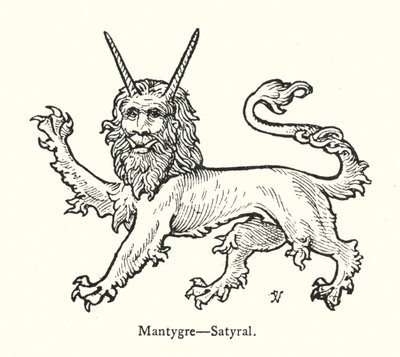Mantygre, Satyral (the engraving) 作： English School