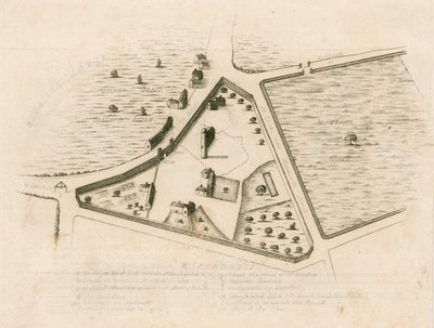 ロンドンのセントジャイルズ教区の地図 作： English School