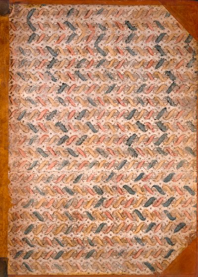 大理石の見返し、1950年代。 作： English School