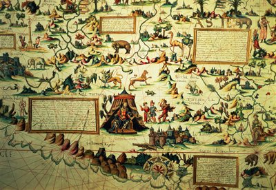 ジェンキンソンが刻んだマルコ・ポーロのアジア地図 作： English School