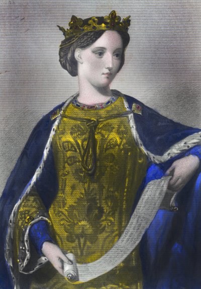 1856年にロンドンのヘンリーG.ボーンによって印刷されたフランスのマルグリット、エドワード1世の女王 作： English School