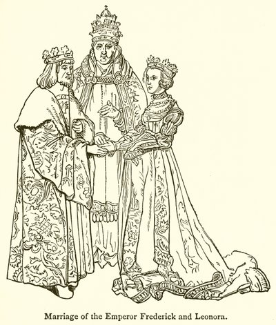皇帝フレデリックとレオノーラの結婚 作： English School