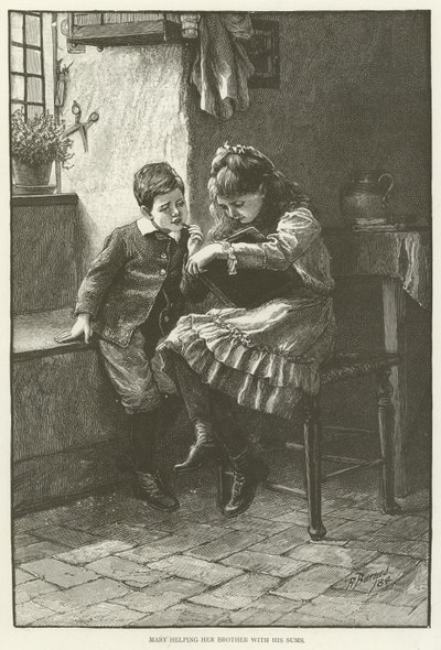 メアリーは彼の合計で彼女の兄弟を助けました 作： English School