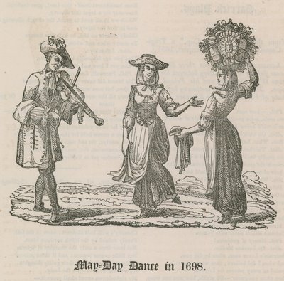 1698年のメーデーダンス 作： English School