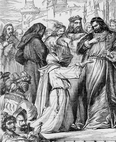 Measure for Measure - 1866年「ウィリアム・シェイクスピア全集」の挿絵 - この版の挿絵と全体の形は、ロンドンで出版されたCassell