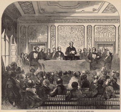 セントジェームスのウィリスルームでの会議 作： English School