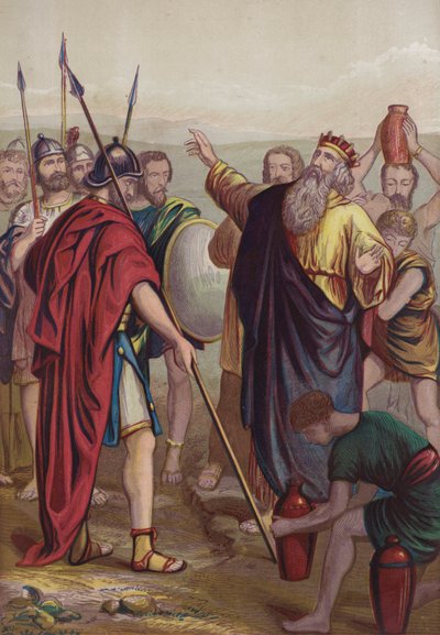 Melchizedek blesseth Abram 作： English School