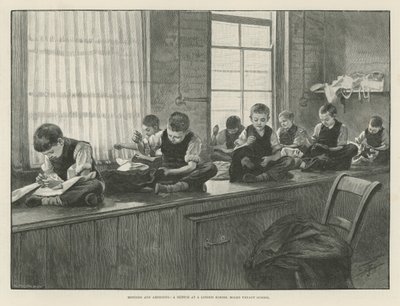 修正と修正：ロンドン教育委員会の不登校でのスケッチ 作： English School