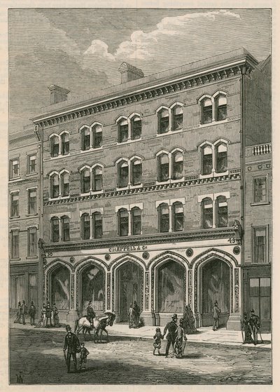 Messrs Chappell＆Cos Premises、New Bond Street、London 作： English School