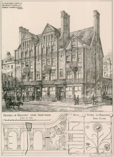 Messrs T Goode＆Co.、17、18、19 South Audley Street、ロンドン 作： English School