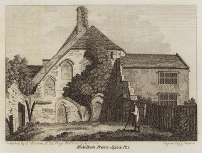 ミシェルハム修道院、サセックス、1785 作： English School