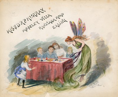 Miss DRP Murray、Moseley Villa、Ranelagh Road、Ealing、ロンドン（紙にトイレ） 作： English School