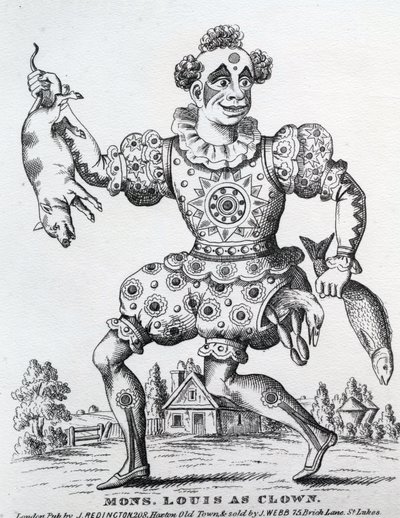 モンス。道化役のルイ、ジョン・レディントン、1860-1872年 作： English School
