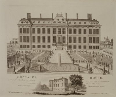 モンタギューハウス、現在は大英博物館、1813年 作： English School