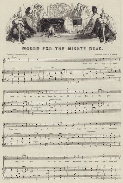 Mourn for the Mighty Dead (彫刻) 作： English School