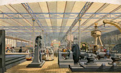 動く機械、素晴らしい展覧会、1851 作： English School