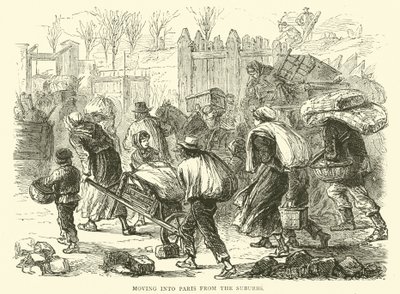1870年12月、郊外からパリに移動 作： English School