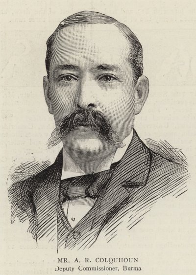 A R Colquhoun氏（彫刻 作： English School
