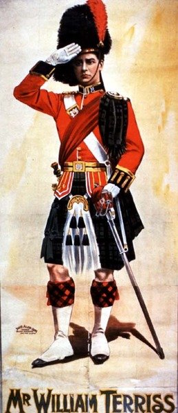 ウィリアム・テリス氏」（1847～97年）（カラーリトグラフ） 作： English School