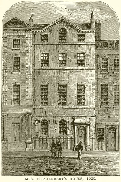 フィザーバーツ夫人の家、1820年 作： English School