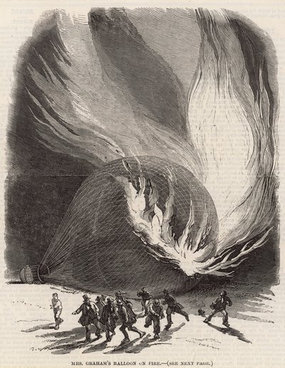 火事のグラハムス夫人気球 作： English School