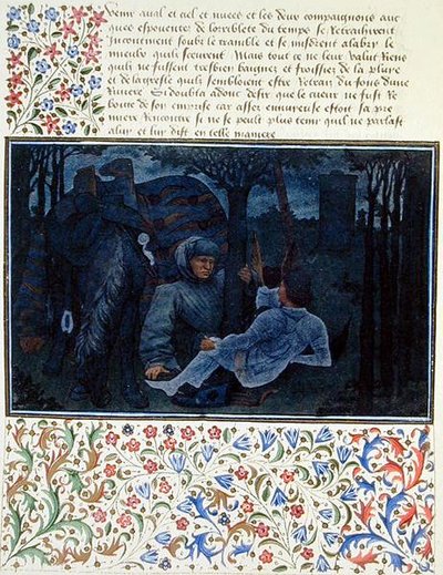 Ms.2597 アスペンの下で眠る心と欲望、ルネ・ダンジューの「Livre du Coeur d
