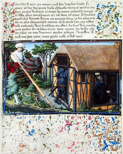 Ms.2597 心は憂鬱の小屋に入る、ルネ・ダンジューの「Livre du Coeur d