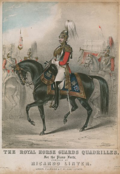 Royal Horse Guards Quadrillesの楽譜 作： English School