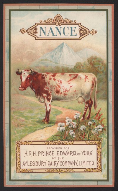 Nance、Aylesbury Dairy Companyの広告 作： English School