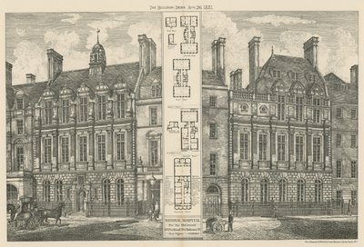 デフォルメ国立病院、グレートポートランドストリート、ボルソーバーストリート 作： English School