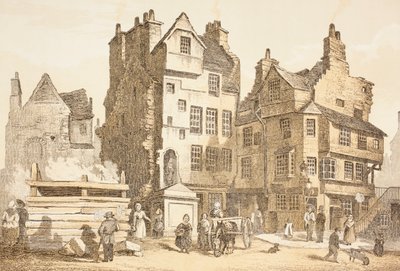 1843年のエデンバラのネザーボウハウス、ジョンハウイーの「The Scots Worthies」、1879年に発行された第2版 作： English School