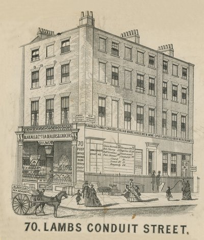 No 70 Lambs Conduit Street 作： English School