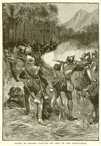 ヌニェスデバルボア、コルディジェラへの道を戦う 作： English School