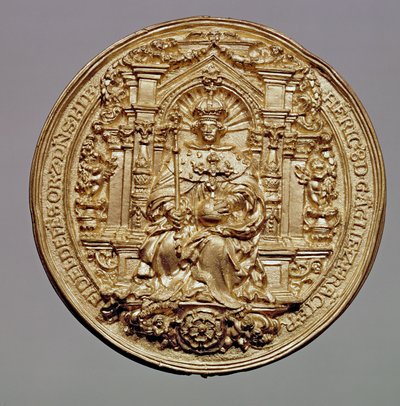 ヘンリー8世の封印の表紙（1491-1547）（金色）（裏面は181809を参照） 作： English School