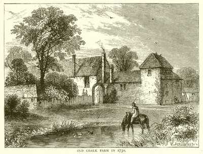 1730年のオールドチョークファーム 作： English School