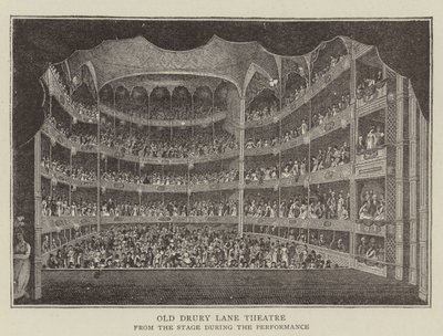 Old Drury Lane Theatre (彫刻) 作： English School
