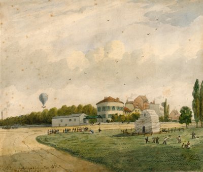 Old White Conduit House、ペントンビル、ロンドン;絵画（紙にトイレ） 作： English School