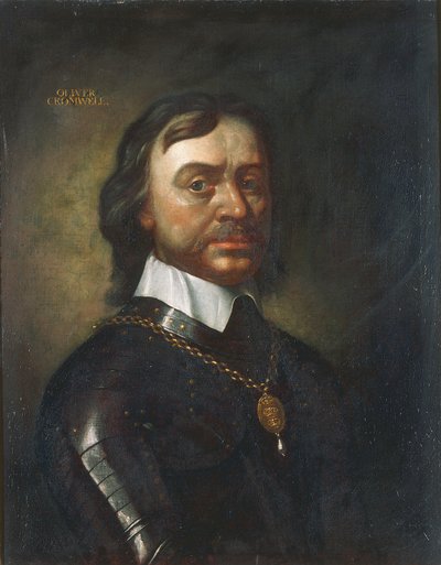 オリバー・クロムウェル , c.1670-90 (油彩・キャンバス) 作： English School