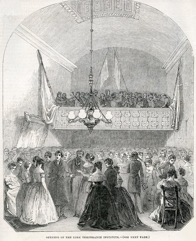 コークテンペランスインスティテュートの開設、1845 作： English School