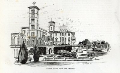 オズボーンハウス、1888年の「レジャーアワー」より 作： English School
