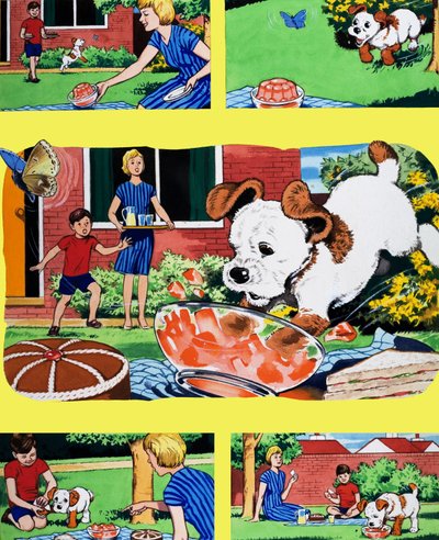 水田の足 作： English School
