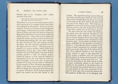 サッカーのページ：冬の試合、チャールズW.アルコック、1874年（315143-4も参照） 作： English School