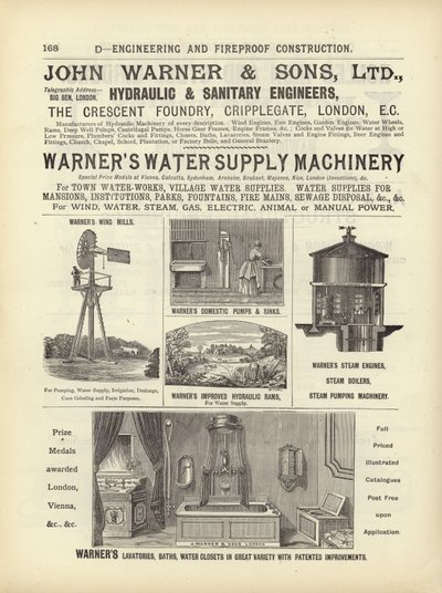 建築家、測量士、エンジニア大要1892からのページ 作： English School