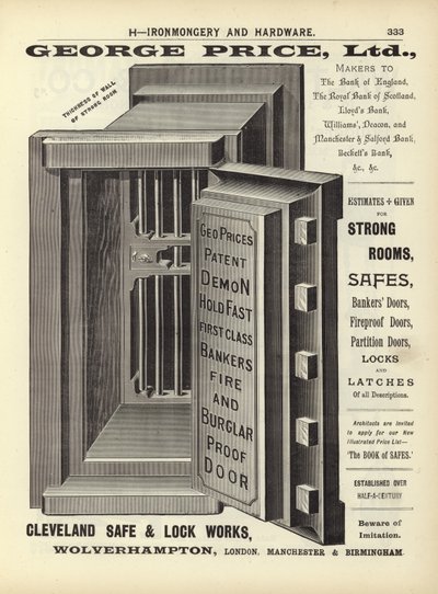 建築家、測量士、エンジニア大要1892からのページ 作： English School
