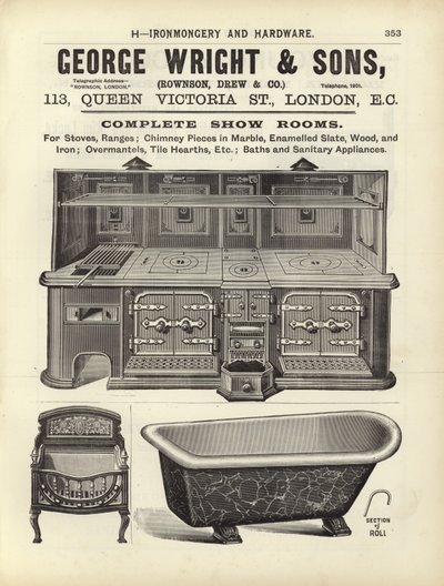 建築家、測量士、エンジニア大要1892からのページ 作： English School