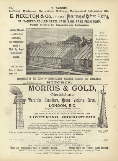 建築家、測量士、エンジニア大要1892からのページ 作： English School