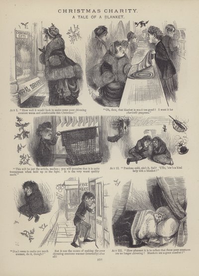 The British Working Man or One Who Does Not Believe In Him（イギリスの労働者、または彼を信じない人）』のページ（彫刻）。 作： English School
