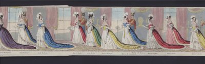 ヴィクトリア女王の結婚のパノラマの一部、1840年頃（手彩色アクアチント 作： English School