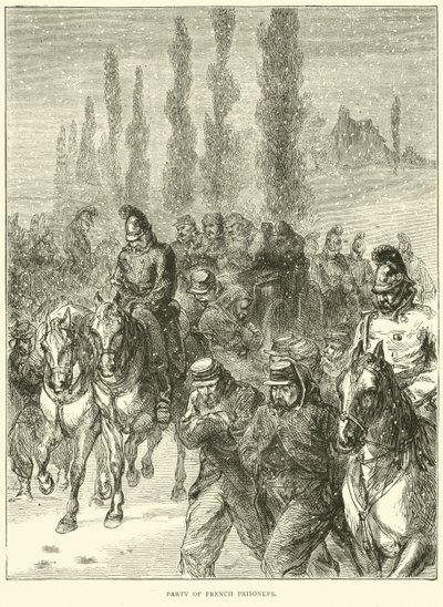1871年1月のフランス人捕虜党 作： English School